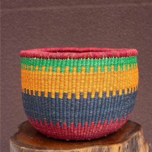 Large Hand-woven round planters or storage baskets