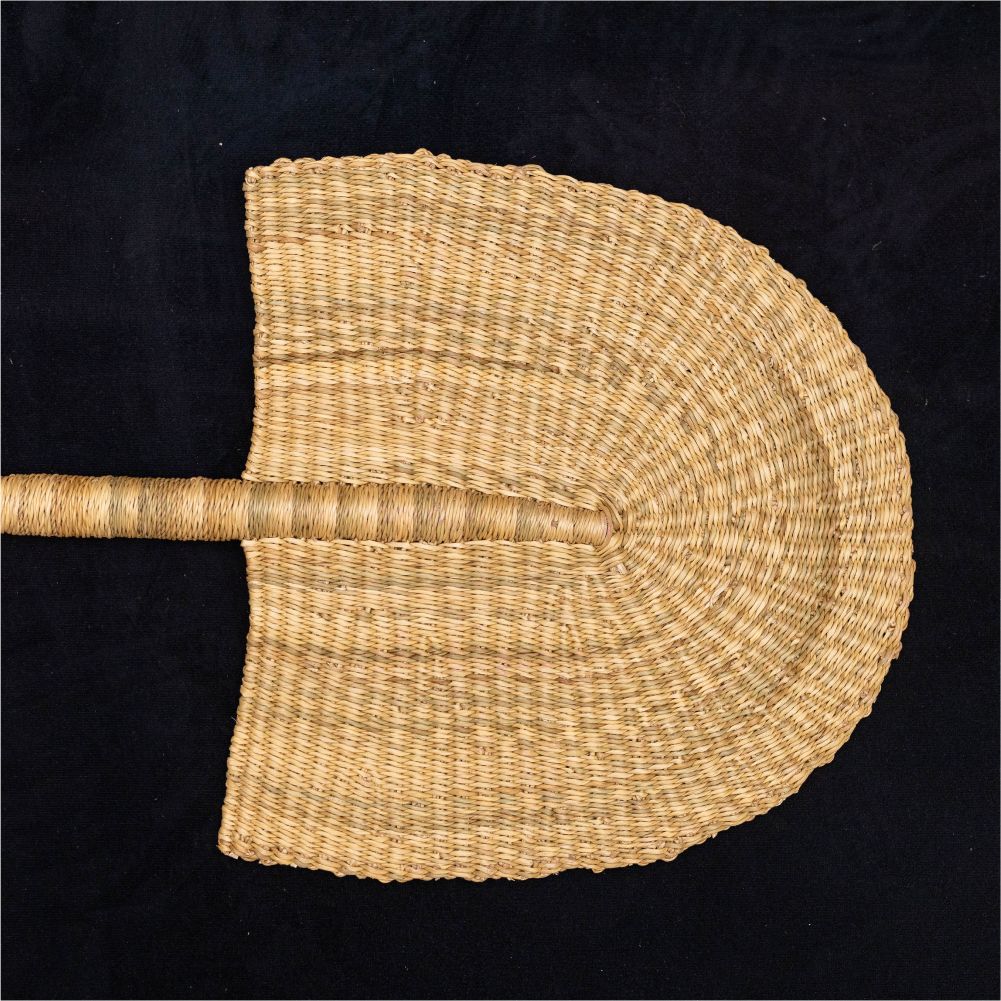 African Handwoven Wall Decor and hand-fan